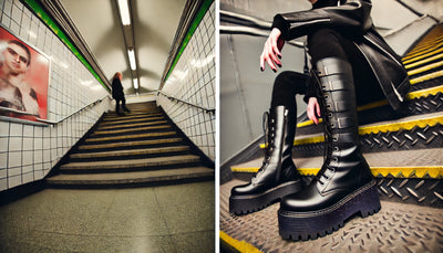 Scelta di accessori per scarpe gotiche
