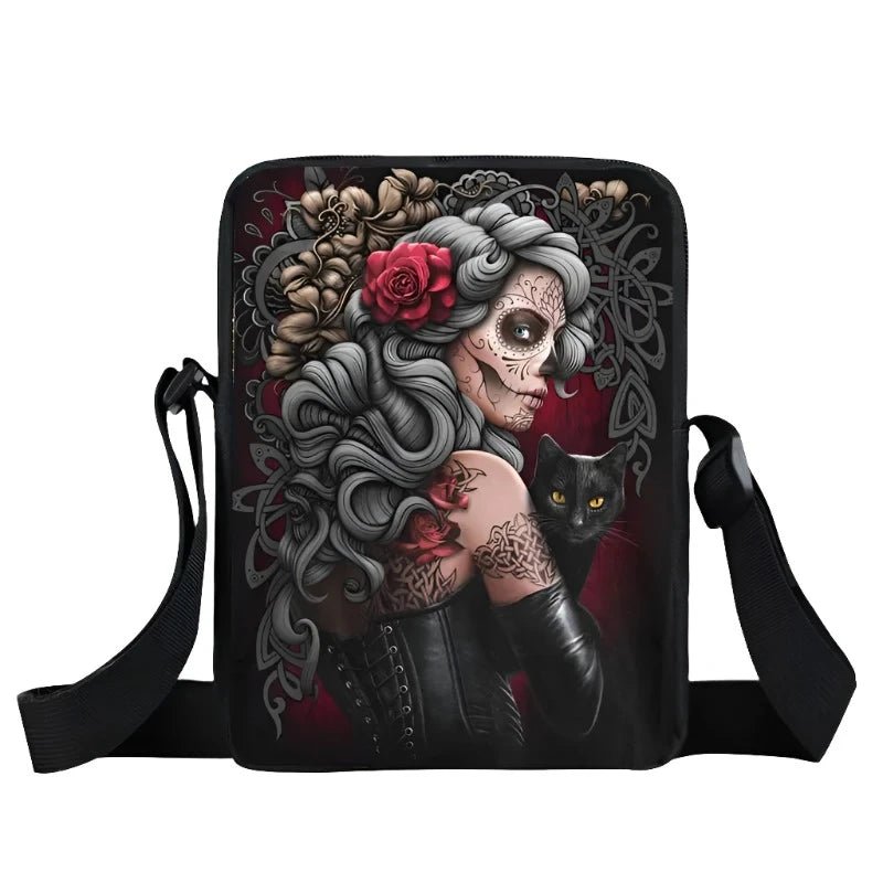 Borsa A Tracolla Gotica Restyle 'Aurora Boreale' - Velluto Ricamato - Grande - Foto 2